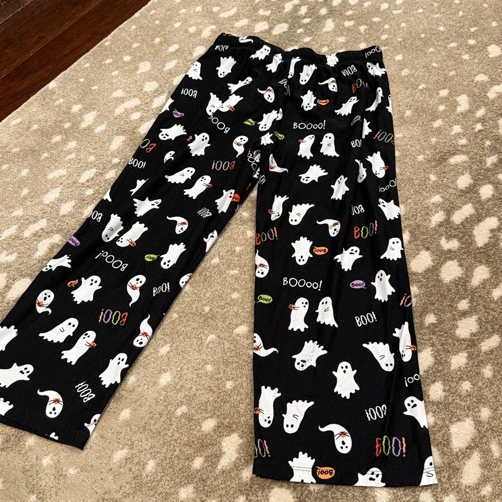 Celebrate Kids Halloween Ghost Boo Pajama Pants. Size M (8) - Picture 6 of 7